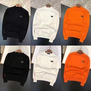 Designer Mens hoodie sweaters pullover hoodies long sleeve Letter crewneck Triangle sweater bottoming shirt knitted