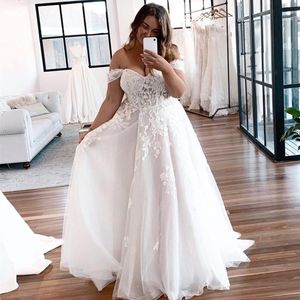 Abito da sposa in pizzo Abiti da sposa taglie forti Sweetheart Lunghezza del pavimento Elegante Grande rustico Per le donne Grande elegante senza maniche Personalizzato Ma