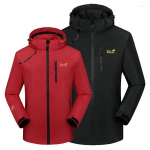 Outdoor-Jacken, dünne Jacke, für Herren und Damen, einlagig, zum Wandern, wasserdicht, atmungsaktiv, Mantel, Bergsteigen, Windjacke, Oberbekleidung