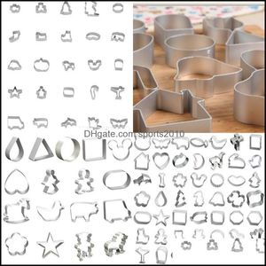 Bakning mögel cookie cutters mods aluminium legering söt djurform biscuit mögel diy fondant konditory dekorera bakkök verktyg 4 dhwm9