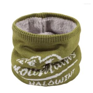 Bandanas Lint Ring Schal Frauen Winter Volle Gesicht Gestrickte Warme Plüsch Mode Weiche Woll Garn 2022