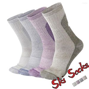 Sportsocken Winterwolle Wärme Ski verdickt Feuchtigkeitstransport Männer Frauen Outdoor Snowboard Bergsteigen verdicken