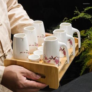 Hüftflaschen Keramik Japanisches Sake-Set Topf Flagon Flasche Runde Mini-Flasche Likör Decantador De Vino BG50HF