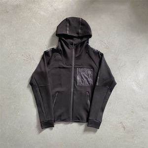 Мужские спортивные костюмы Продажа Мужской спортивный костюм Trapstar Hoodie Iorgat T Флисовый костюм Trapstar Jacke Schwarz Спортивная одежда Женская куртка Размер 654