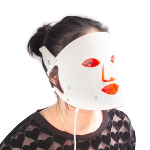 Hudföryngring Ansiktsskönhet LED -ljus Brightening Therapy Mask Skin Recovery Device Red Light Therapy LED FACE MASKS