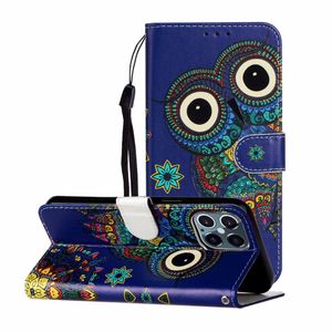 حالات الهاتف الجلدية لجهاز iPhone 15 14 13 12 XR XS X Mini Pro Max 8 7 Plus Case Smooth Patterns Wallet