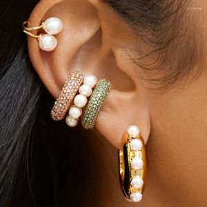 Sırtlar Küpe S2043 Moda Takı Tek Parça Küpe C ŞEKİL KAPIKLIK EARCLIP YOK RHINTONE EAR KUFF