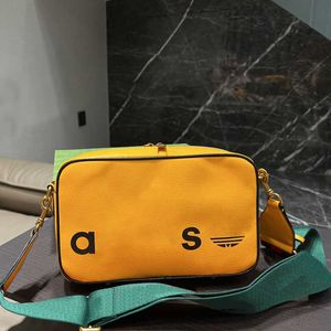 Totes brand Bags Co Branded Camera Women Crossbody Chest Wallet Handbag Unisex Fashion Letters Wide Strap Zipper Hardware Large