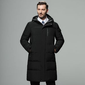 Men's Down Parkas Jacket Long Winter Men Jacket Down Cotas Mens quente Pato branco Jaqueta com capuz de capuz Parkas Multi Pockets Macho de sobretudo mais 5xl 221111