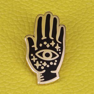 Broszki Duchowe oko Palm Hamsa Ręka Symbole duchowe Meditation Meditation Amulet szczęście