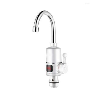 Kitchen Faucets 3000W Instant Tankless Electric Water Heater Faucet Heating Tap With LED Digital Display E