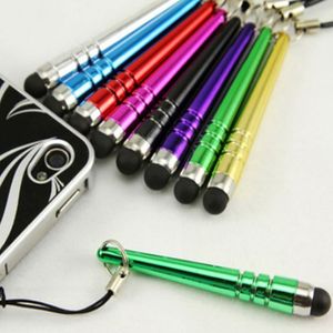 Universal Long Capacitive Screen Stylus Touch Pen for Smart Cell Phone Tablets Pens with Dust Plug