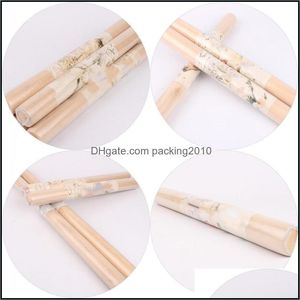 Rolling Pins Pastry Boards Rolling Pin Woodiness Stick Solid Wood Baking Cylindrical Primary Color Restaurant Department Stores Sm Dhmto