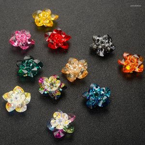 Anhänger Halsketten Romantische Blumen Halskette Für Frauen Kristalle Von -Elements Herzen Kette Kragen DIY Herstellung Von Schmuck Liebhaber Geschenke