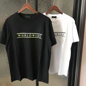 T Shirt For Men Letter Design Cotton Crew Neck Short Sleeve Casual Loose Tees Breathable Long Women Apparel Fashion Clothing