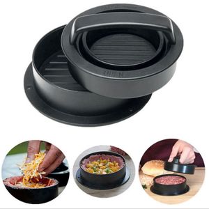 Round Shape Hamburger Press Minced Meat Pie Non Stick Chef Cutlets Ground Meat Mold Beef Grill Burger Maker Patty Steak Machine