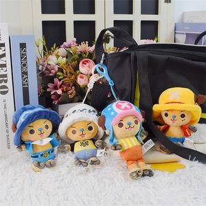 Bambole di peluche 11CM Kawaii Portachiavi Giocattolo Tony Chopper Morbido Peluche Borsa Ornamenti Giocattoli Regalo 221113