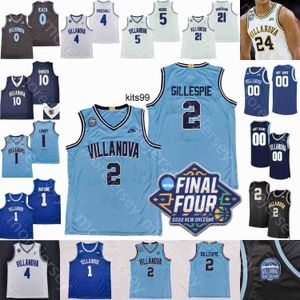 2022 Final Four 4 Villanova Wildcats Basketball Jersey College Caleb Daniels Eric Dixon Brandon Slater Lonnino Lowry Gillespie Mark