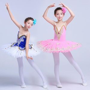 Scena noszona dla dzieci balet tutu letard do tańca body taneczne swan jezioro kostium dziewczyny sukienka