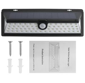 Solar Powered 66 LED Motion Sensor Wall Light Waterproof Wide Angle Ourdoor Garden Security Lamp2968411