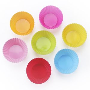 Silicone Baking Moulds Round star shaped heart-shaped square rose cake cup Baked silica gel egg tart mold T9I002168