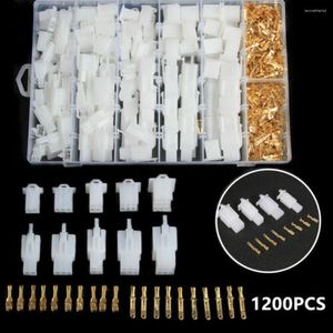 Akcesoria oświetleniowe 1200pcs 2,8 mm 2/3/4/6 Automotive 2.8 Złącze elektryczne Złącze Mężczyzna Kabel Kabel Zestawy wtyczki Motocykl Motocykl