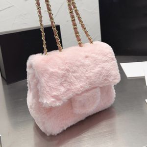 22F/W Mini Fleece Quadratlappen Designer -Taschen Wolle