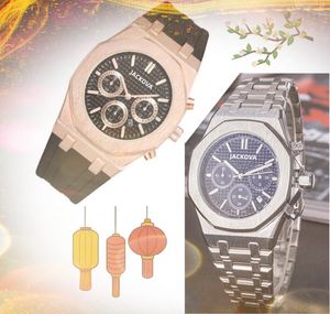 Prezzo premium orologio da uomo al quarzo moda orologi 42mm data automatica grande acciaio inossidabile funzionalità completa sport aggiornamento famoso orologio da polso dady regalo di compleanno
