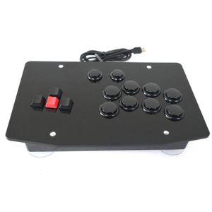 Oyun Kontrolörleri Joystick'ler RACJ500K Klavye Arcade Mixbox Stili Dövüş Sopası Oyun Denetleyicisi Joystick PC için USB 221105