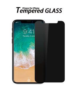9H Privacy Screen Protector for iPhone 11 12 13 14 Plus Pro Max 7 8 Anti-scratch Tempered Glass XR XS Anti-spy Protective Film