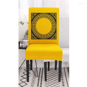 Chair Covers Sun Inspired Big Circle With Antique Fret And Triangular Ornaments Soft Room Greek Key Printed Pattern Banqu