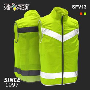 Reflective vest 100% Polyester Mesh Cheap Wholesale Bicycle Safety Vest Garment Custom Design Bikers Cycling Wear Clothing