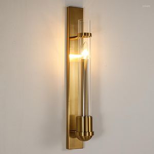 Wall Lamps Jmzm Modern Minimalist Glass Lamp Living Room TV Background Aisle Corridor Bathroom Mirror Front