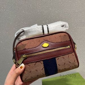 nuova moda Borse da sera Borsa fotografica Borsa a tracolla Borse da donna Borse a tracolla Rosso Nastro verde Tela Chiusura a cerniera in pelle Lettere di moda Alta qualità 2022