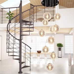 Chandeliers Modern Globe Glass Ceiling Chandelier With 10 Balls Luminaria Living Room Decorative Home Indoor Lighting Fixture