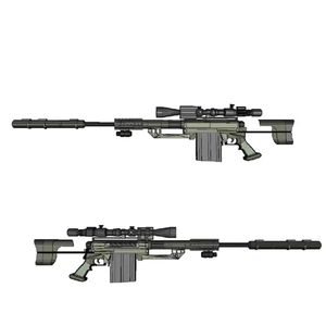 M200 Paper speelgoedpistool Model Schaal D DIY Kits Sniper Rifle Military Blaster Puzzle for Kids volwassenen Cosplay rekwisieten Outdoor Games