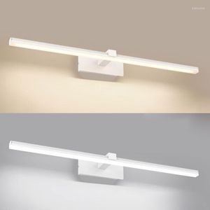 Lampa ścienna Vanity LED LED do łazienki aluminium paski wodoodporne Wodoodporne wnętrze mgły kinkiety nowoczesne minimalistyczne lustro luminary