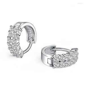 Creolen AIYANISHI 925 Sterling Silber Für Frauen Luxus Feine Kleine Huggie Ohrring Designer Herkunft Modeschmuck