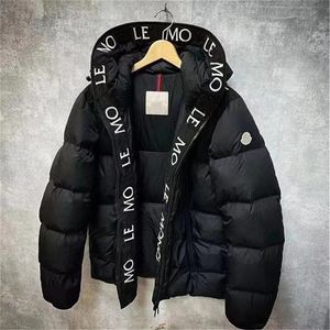 Jaqueta de designer masculina inverno quente à prova de vento para baixo jaqueta brilhante material fosco M-5XL casal nova moda