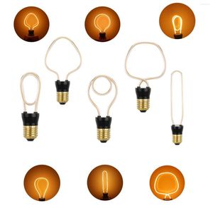 Filament Retro Edison Antike Lampe Einzigartige Form Lampen Beleuchtung Flexibel/GEBOGEN Warmweiß Für Bar Home Dekorieren