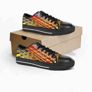 2023 Men Stitch Shoes Custom Sneakers Hand Painted Canvas Men Womens Fashion Low Breathable Trainers