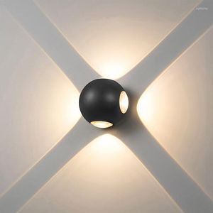 V￤gglampor modern LED -lampa 3W/6W/12W aluminium kroppsljus f￶r sovrum hembelysning armatur badrum fixtur sconce