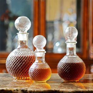 Strumenti da bar Home Bar Rotondo a forma di sfera Cristallo Whisky Vino Birra Bicchiere da bere Bottiglia Decanter Whisky Liquore Caraffa Brocca d'acqua Bicchieri Strumenti 221110