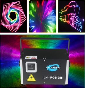 ILDA DMX 512 3000MW Analoge Modulation Full Color RGB Lighting Animation SD -Karte Disco Laser Lights4778963