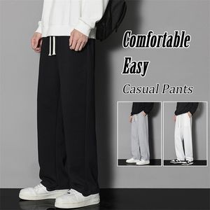 Mens Pants Autumn Men Women Long and Winter Casual Sweatpants Wideleg Straightleg Tie Feet Trousers 221113