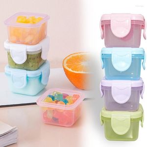 Bottiglie di stoccaggio Scatola per alimenti ermetica Contenitore in plastica per frutta e verdura Bento Conservazione Mini forno a microonde Ciotola da cucina per bambini