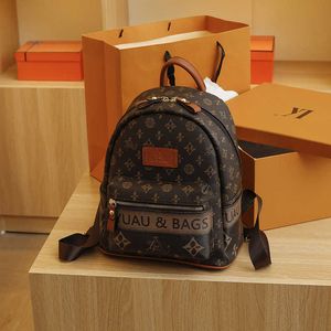 Loja barata 90% de desconto no atacado Mulheres 2023 Novo Old Flower Contrast Printing Fashion Backpack Bag Popular