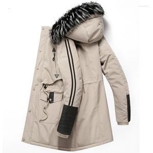 Männer Unten Russland Winter Jacke Männer -20 Grad Verdicken Warme Parkas Mit Kapuze Pelz Kragen Mann der Jacken Outwear Windjacke hombre