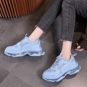 custom Triple S Designer Shoes Men Luxury Sneaker Women Leather Casual Shoe Low Top Lace Up Flat Sneakers With Clear Sole h1