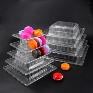 Bakeware Tools 5 Tiers Portable Box Cupcake Display Rack Holder Macaron Tower Amaretto Cake Stand Compleanno Decorazione della festa nuziale